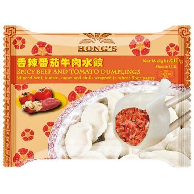 HONG'S 香辣番茄牛肉水饺 410g