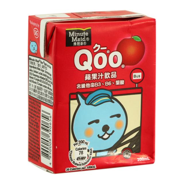 美粒果QOO苹果汁 200ml