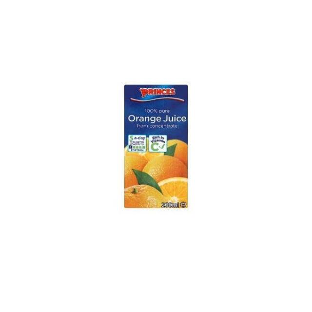 促销   Princes 橙汁 200ml