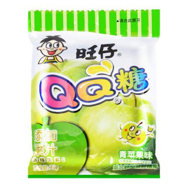 旺仔QQ糖 - 青苹果味（大） 70g