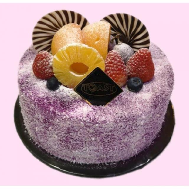 紫色植物蛋糕（预购两天）