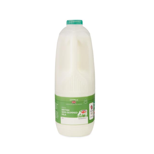 新鲜 半脂 牛奶 1.36L 2pint