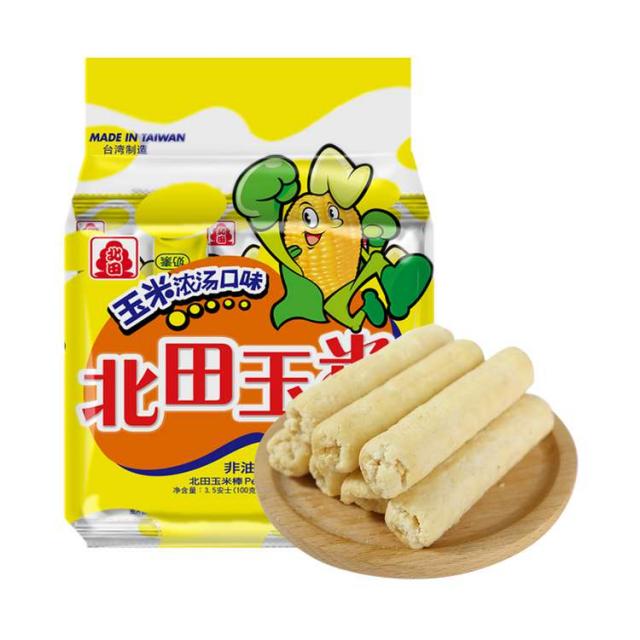 北田玉米棒 玉米浓汤味 100g【零食】