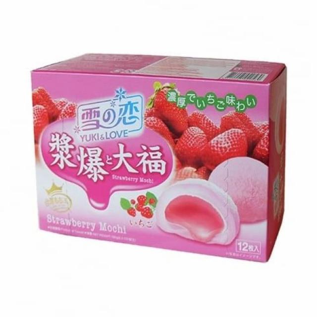雪之恋 浆爆大福草莓味180克【零食】