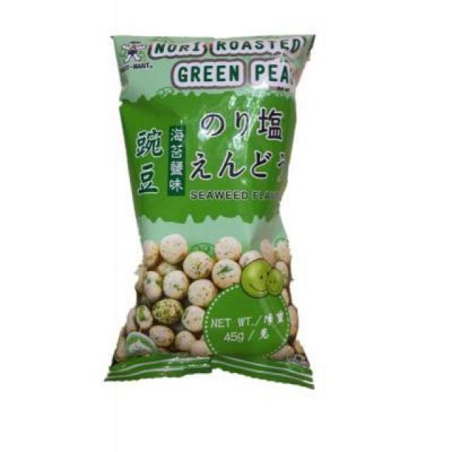 促销 旺旺豌豆 海苔盐味 45g【零食】
