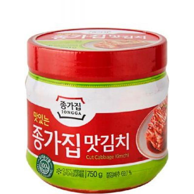 Chongga 韩国切片泡菜瓶装 750g