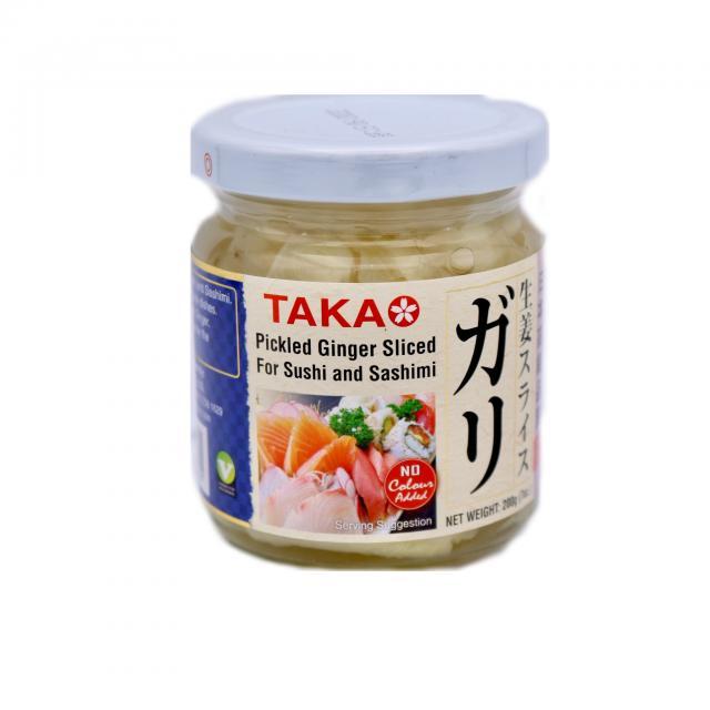 【特价】Takao 寿司和生鱼片用腌姜片 200g