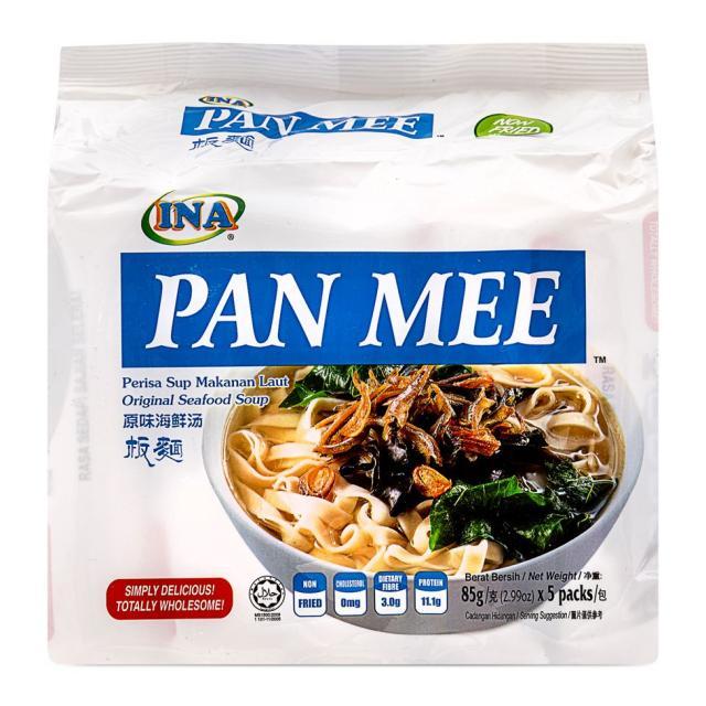 【特价】INA PAN MEE 原味海鲜汤板面 85g*5